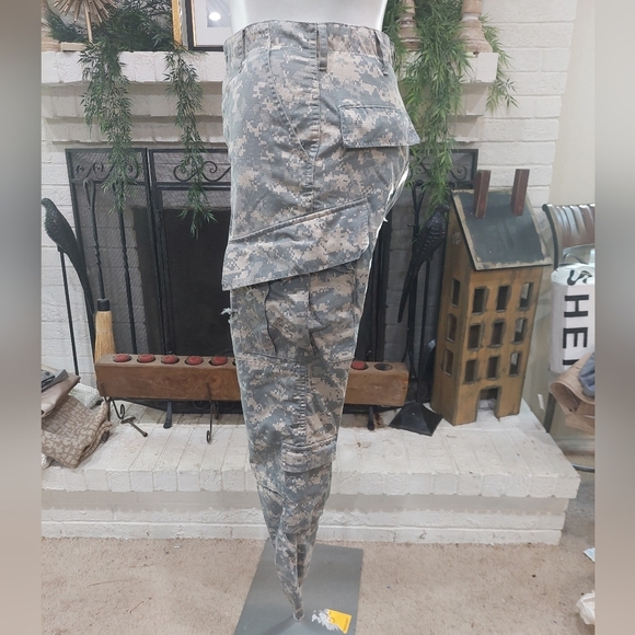 US Army Digital Camouflage Pants Mens 34x30 Combat Cargo Pockets True Vintage - Picture 6 of 11